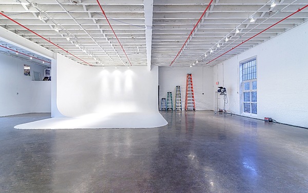 High Ceilings with Cyc in Red Hook, Brooklyn