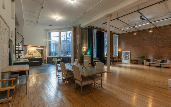 Union Square Brick Wall Loft w/ Kitchen + Patio