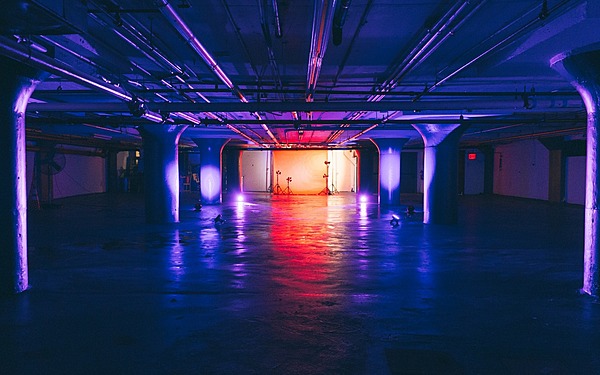 Huge Dark Industrial Basement